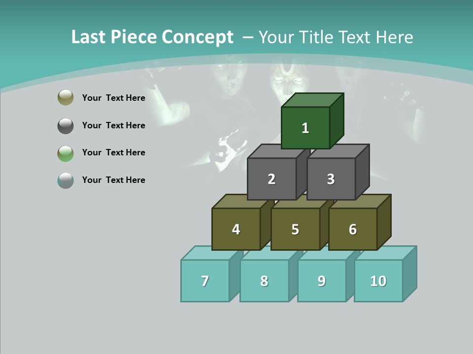 D Render Steel Machine PowerPoint Template