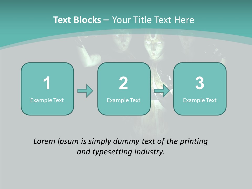 D Render Steel Machine PowerPoint Template