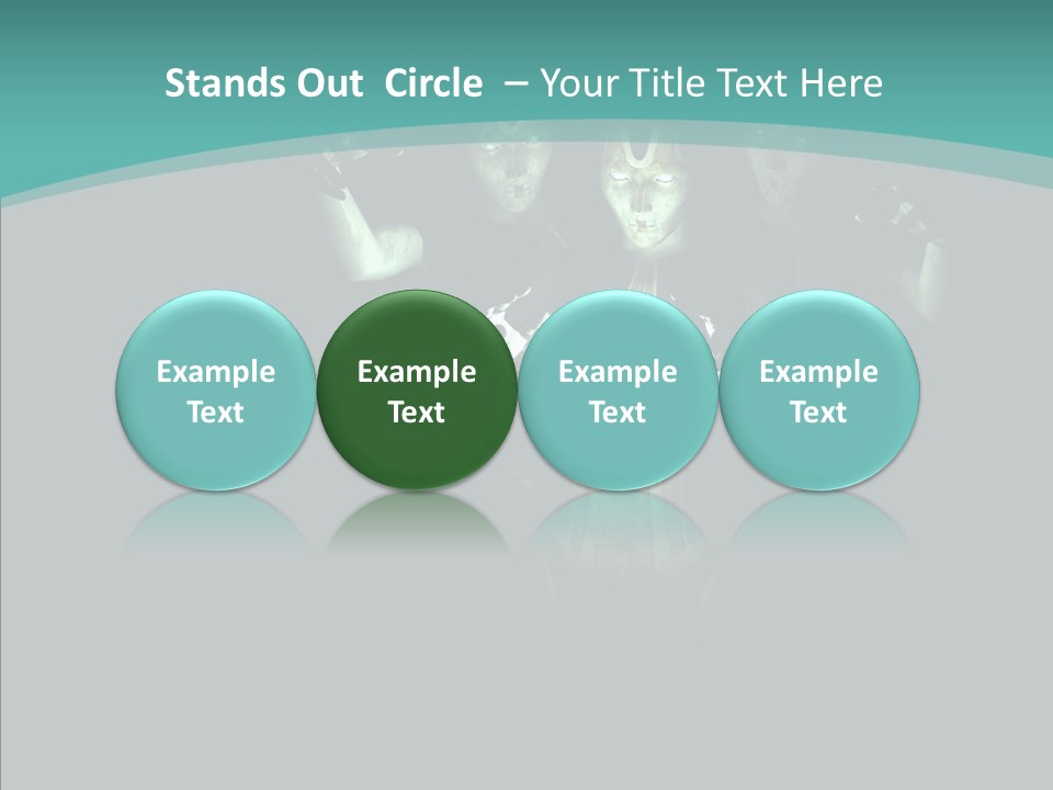 D Render Steel Machine PowerPoint Template