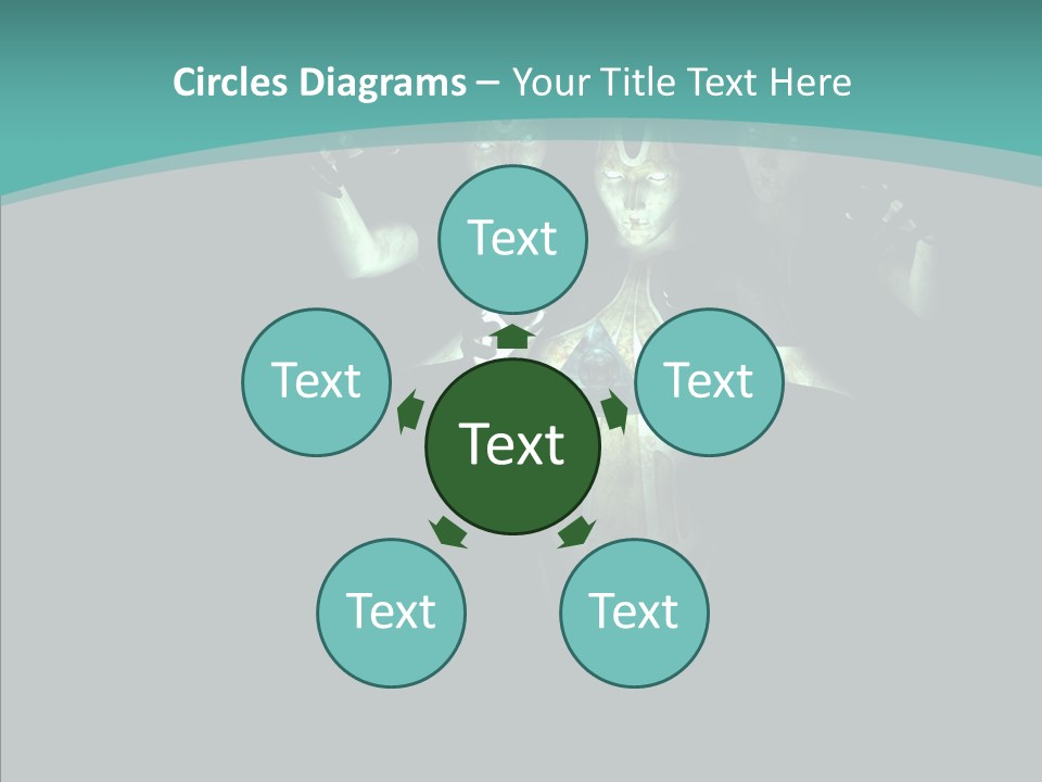 D Render Steel Machine PowerPoint Template