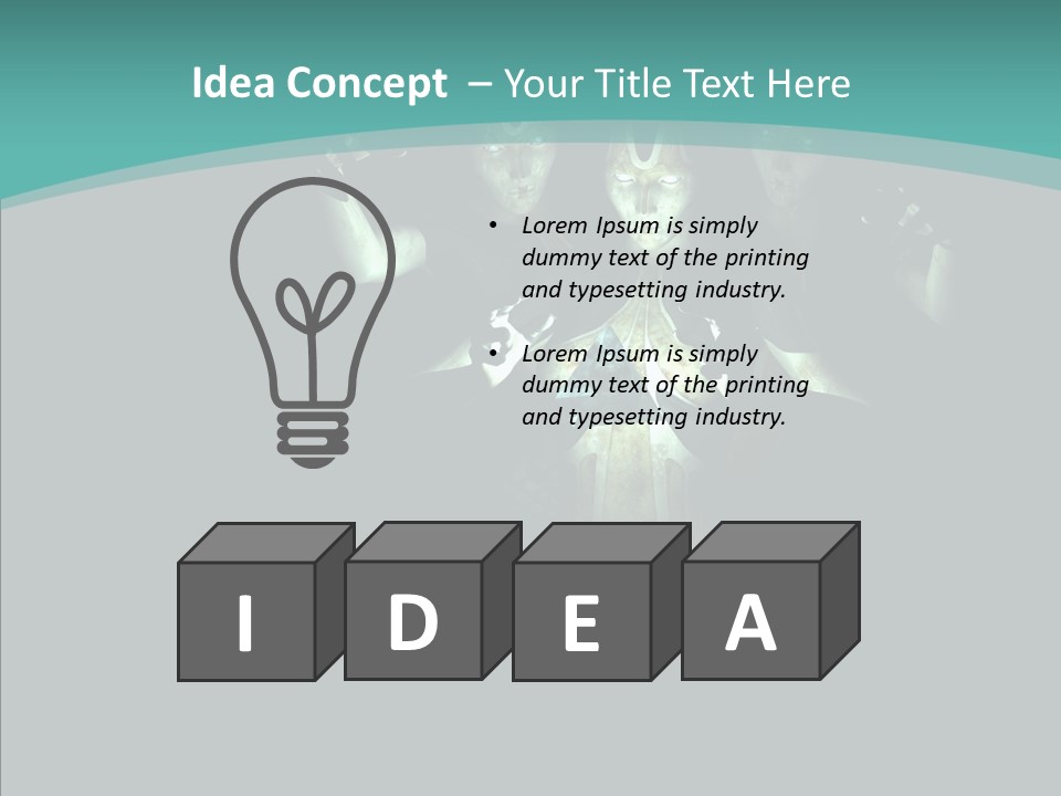 D Render Steel Machine PowerPoint Template