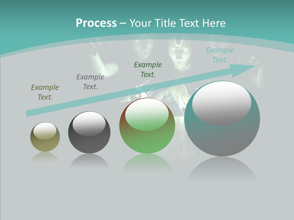 D Render Steel Machine PowerPoint Template