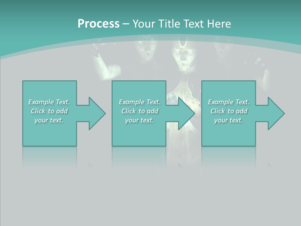 D Render Steel Machine PowerPoint Template