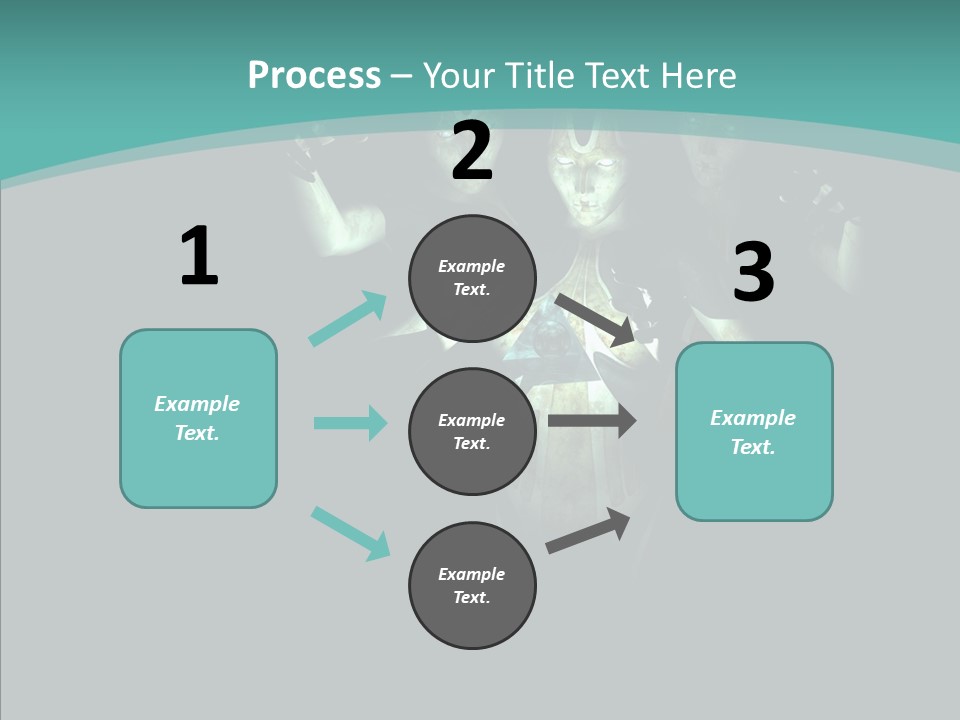 D Render Steel Machine PowerPoint Template