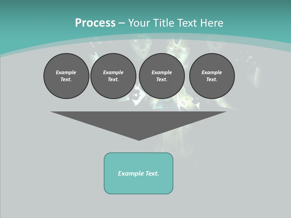 D Render Steel Machine PowerPoint Template