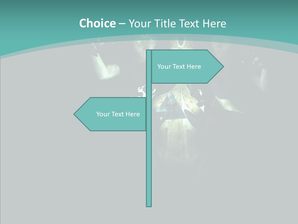 D Render Steel Machine PowerPoint Template