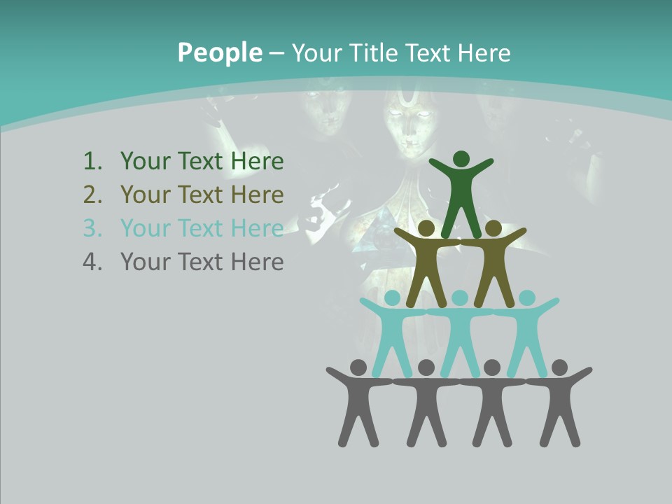 D Render Steel Machine PowerPoint Template