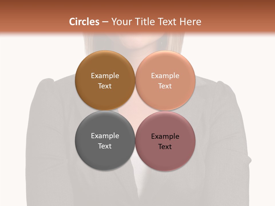 Confident Woman Successful PowerPoint Template