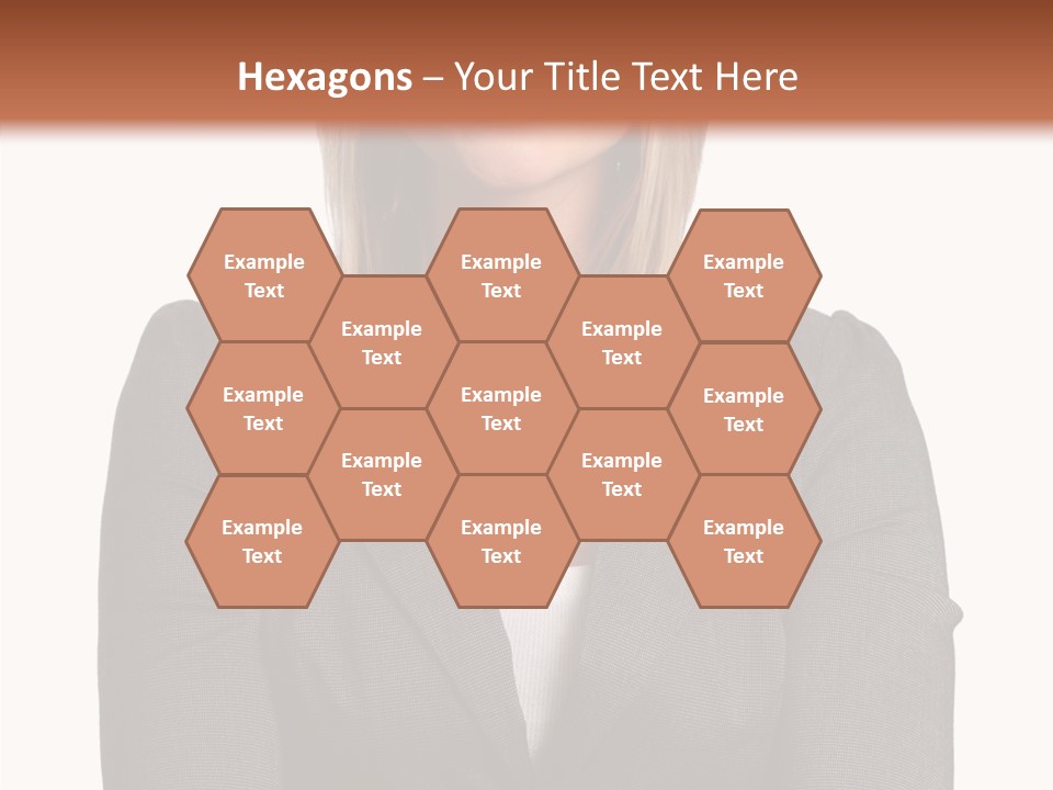 Confident Woman Successful PowerPoint Template