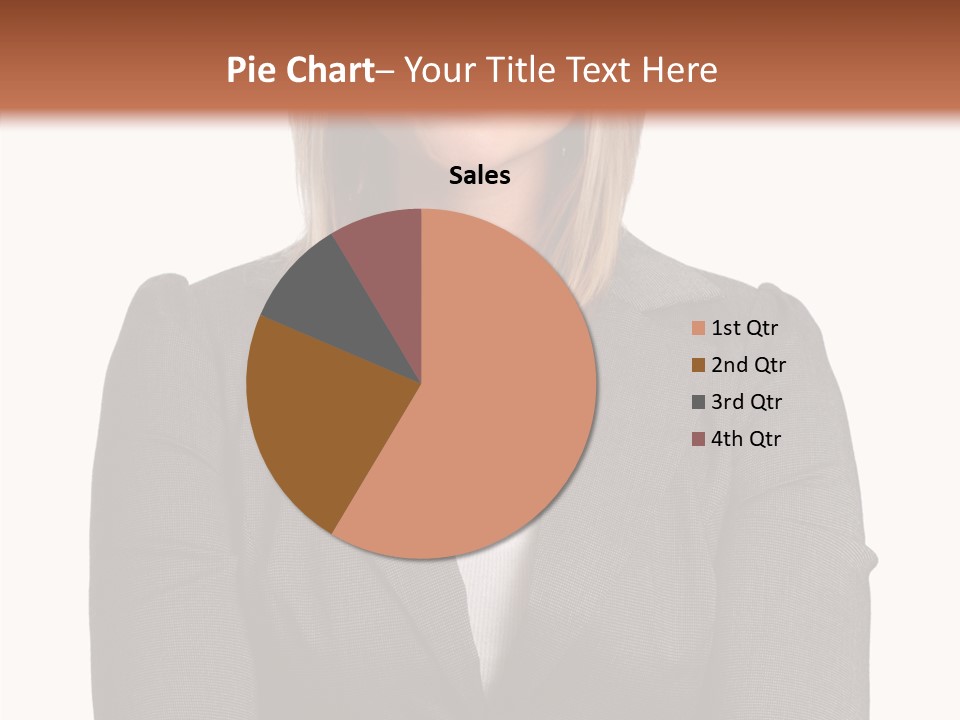 Confident Woman Successful PowerPoint Template