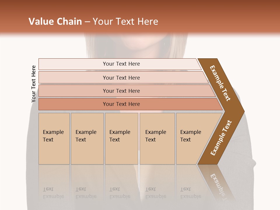 Confident Woman Successful PowerPoint Template