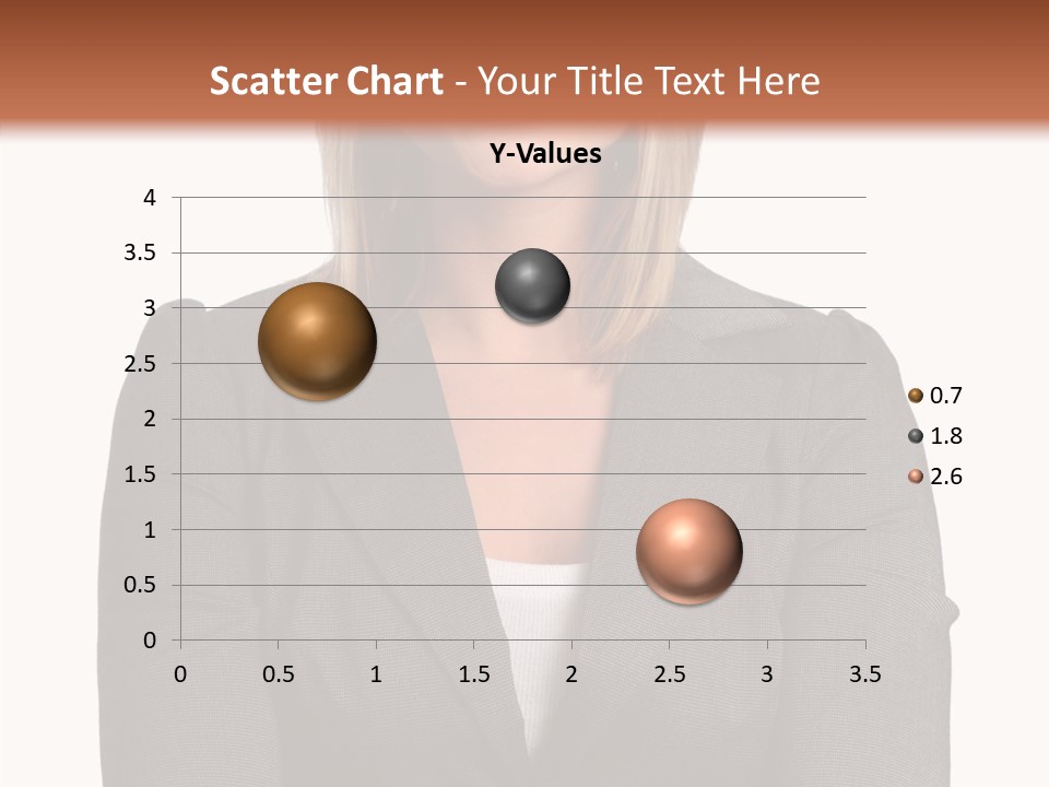 Confident Woman Successful PowerPoint Template