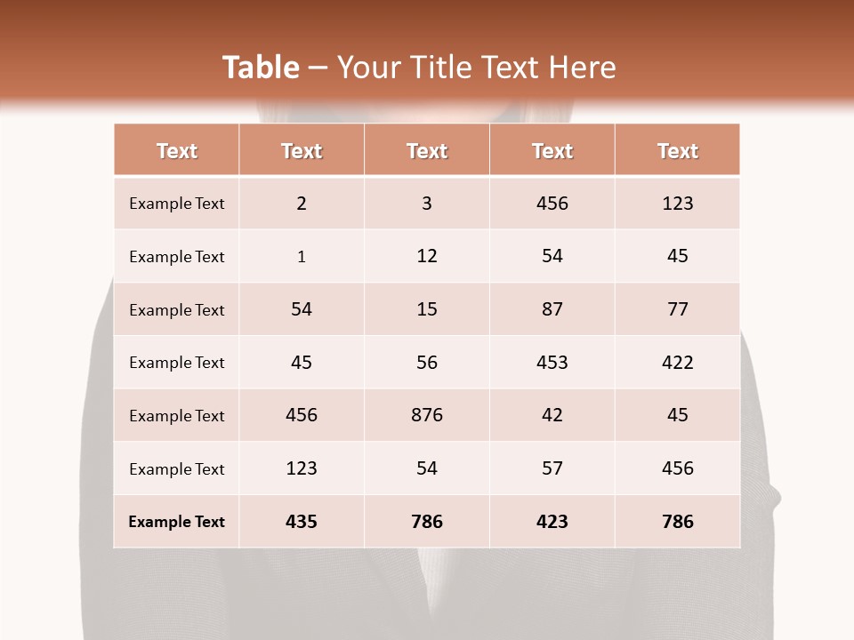 Confident Woman Successful PowerPoint Template
