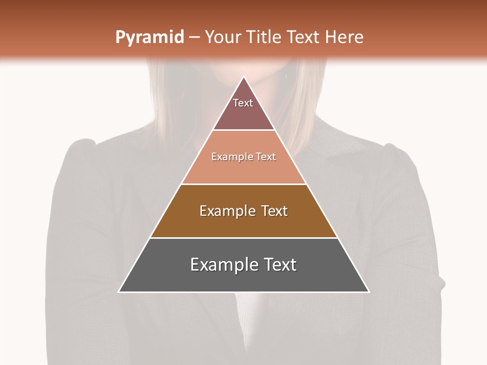 Confident Woman Successful PowerPoint Template