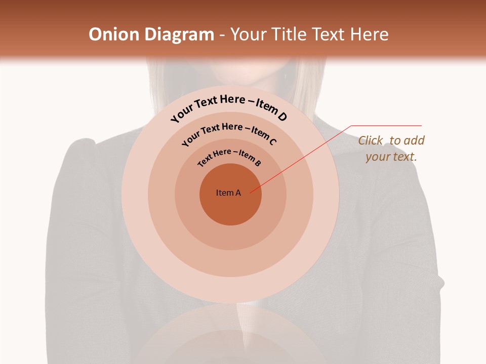 Confident Woman Successful PowerPoint Template