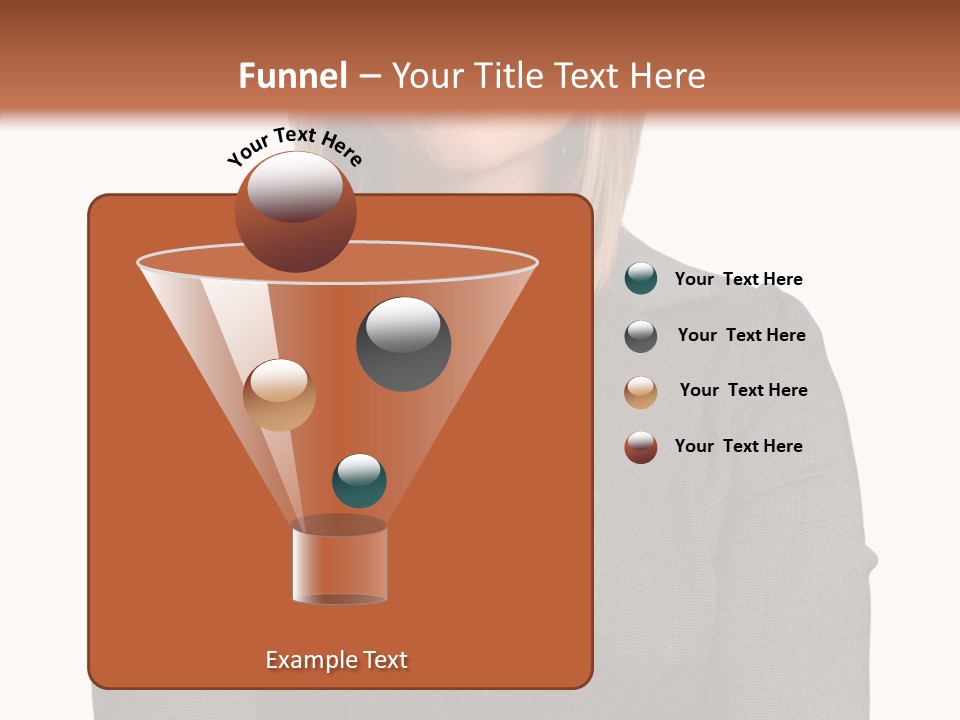 Confident Woman Successful PowerPoint Template
