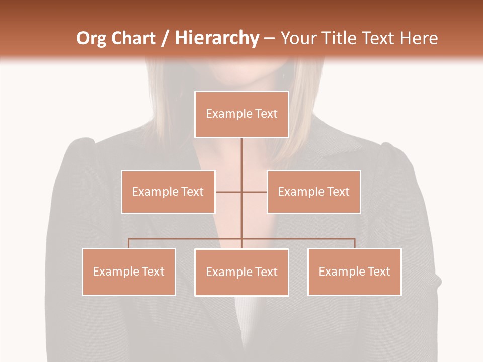 Confident Woman Successful PowerPoint Template