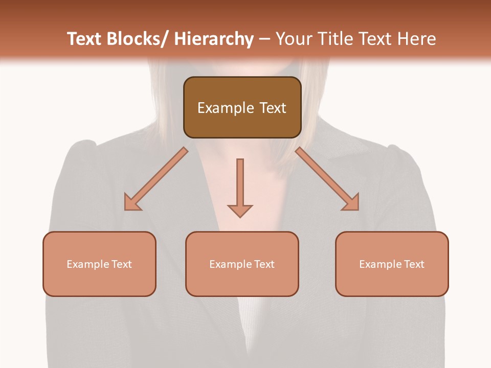 Confident Woman Successful PowerPoint Template