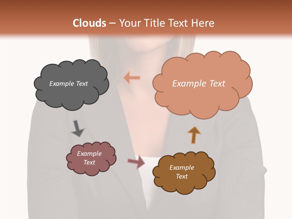 Confident Woman Successful PowerPoint Template