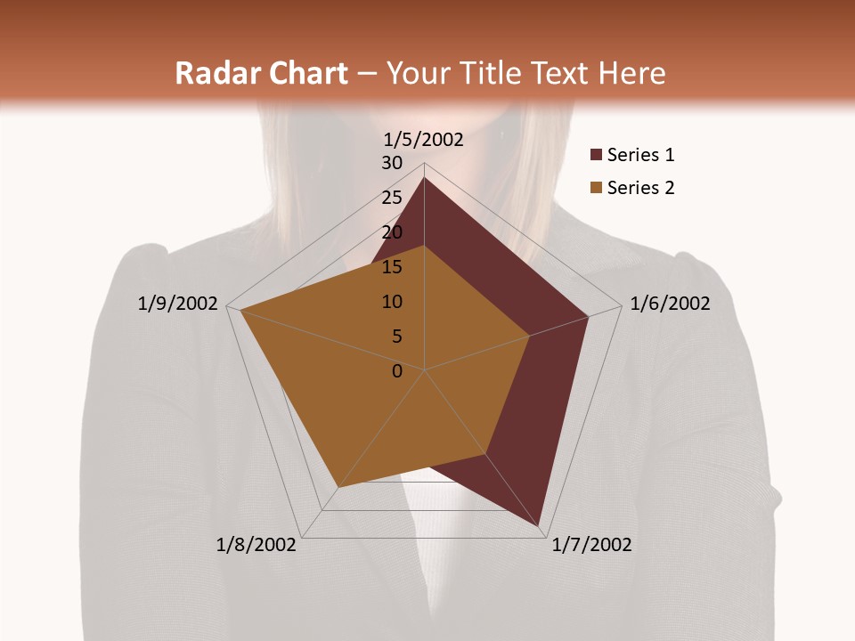 Confident Woman Successful PowerPoint Template