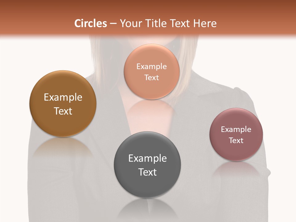 Confident Woman Successful PowerPoint Template