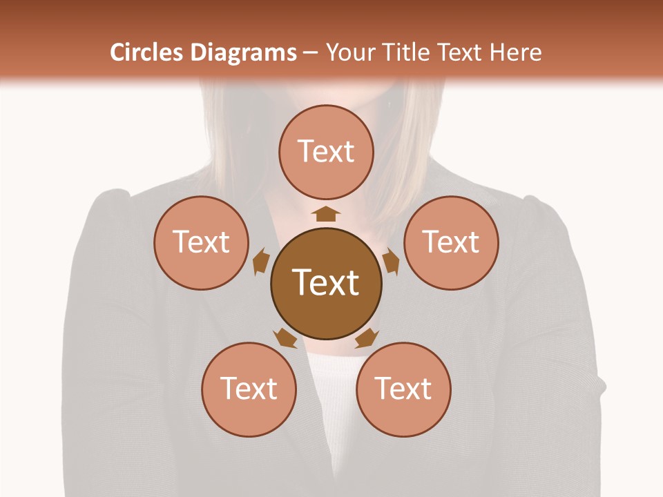 Confident Woman Successful PowerPoint Template