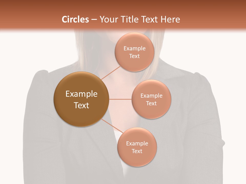 Confident Woman Successful PowerPoint Template