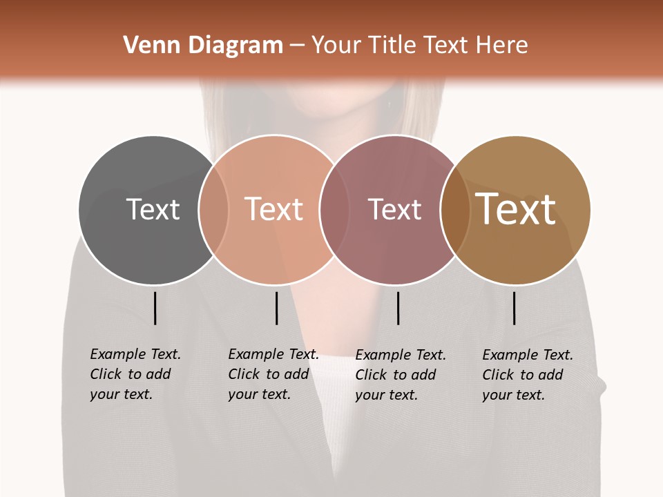 Confident Woman Successful PowerPoint Template