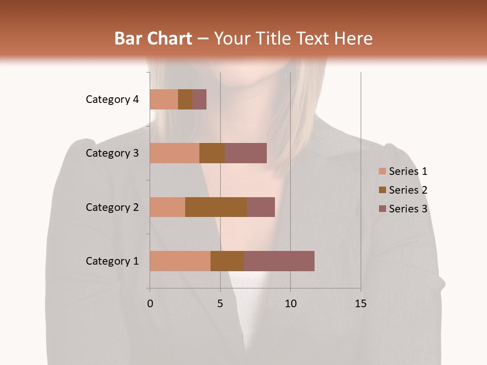 Confident Woman Successful PowerPoint Template