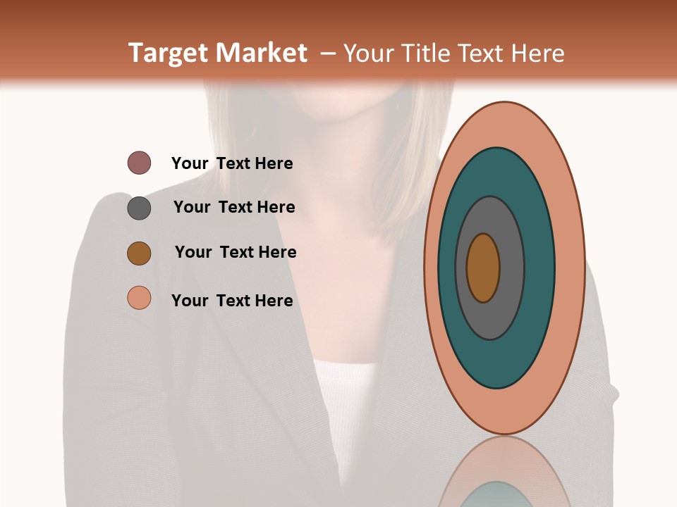 Confident Woman Successful PowerPoint Template