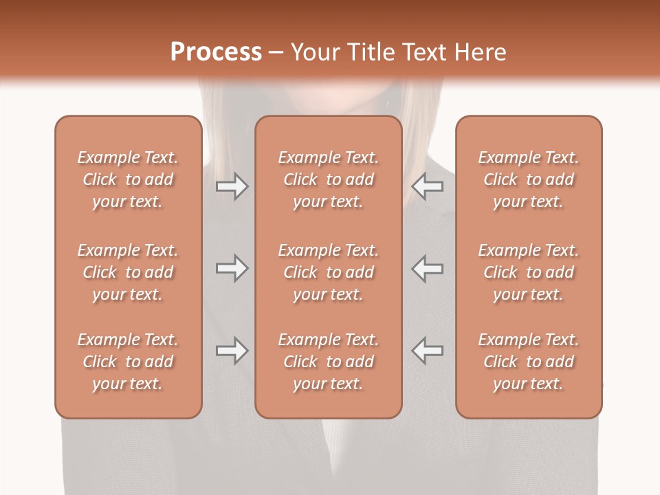 Confident Woman Successful PowerPoint Template
