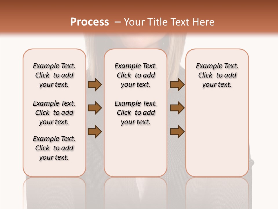 Confident Woman Successful PowerPoint Template