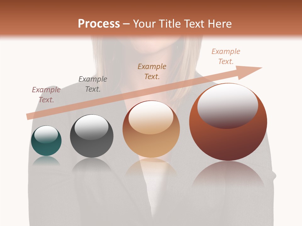 Confident Woman Successful PowerPoint Template