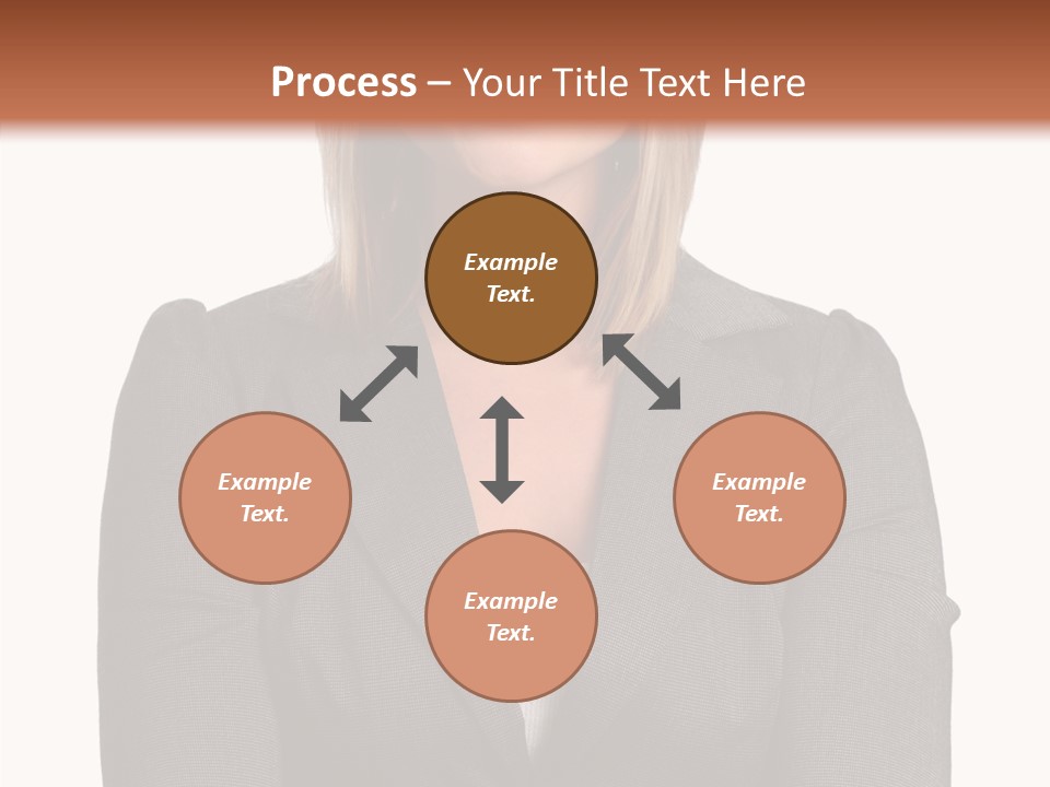 Confident Woman Successful PowerPoint Template