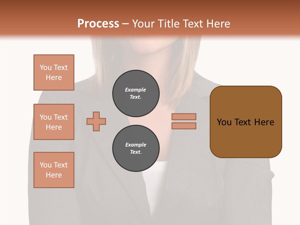 Confident Woman Successful PowerPoint Template