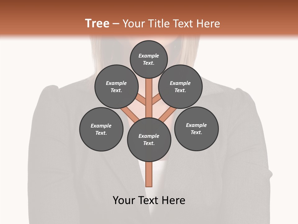 Confident Woman Successful PowerPoint Template