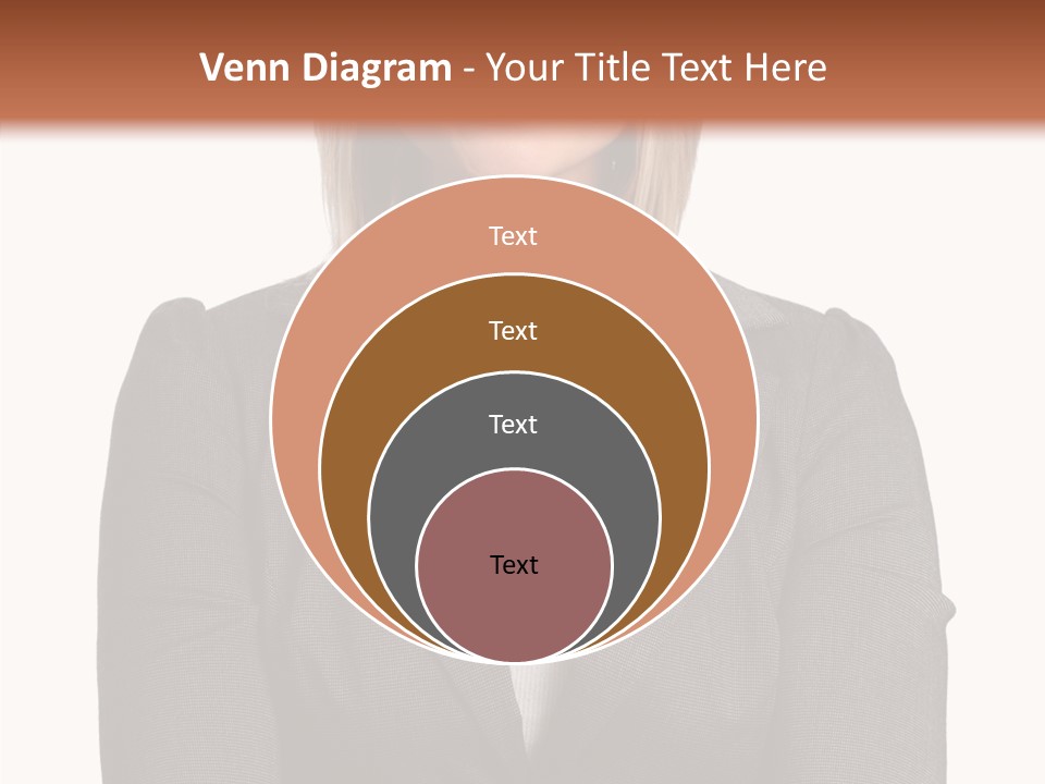 Confident Woman Successful PowerPoint Template