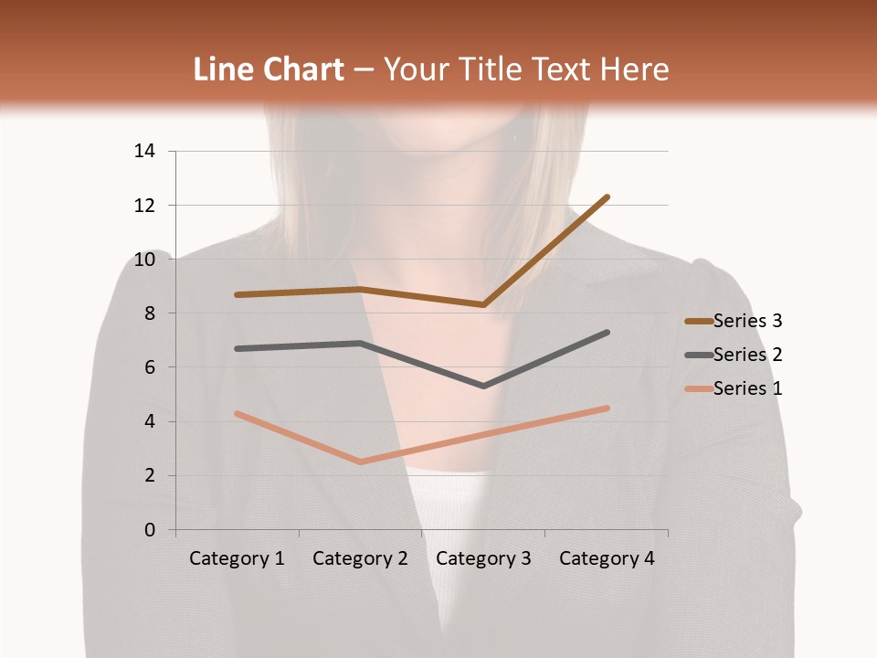 Confident Woman Successful PowerPoint Template