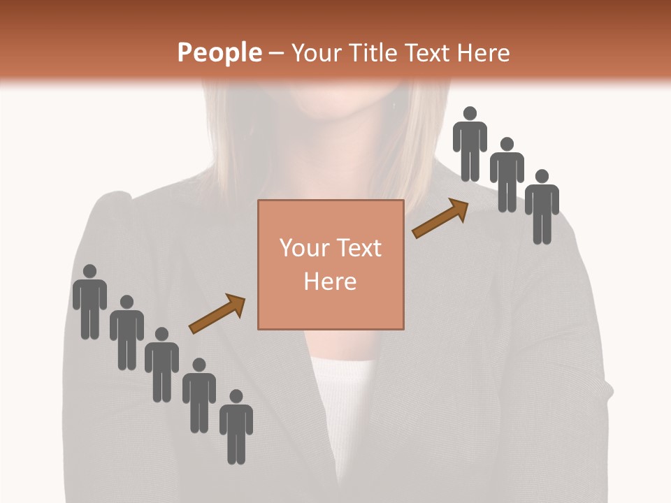 Confident Woman Successful PowerPoint Template