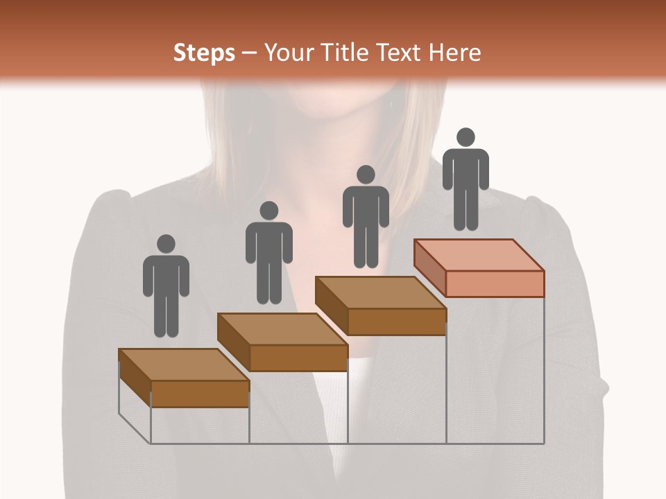 Confident Woman Successful PowerPoint Template