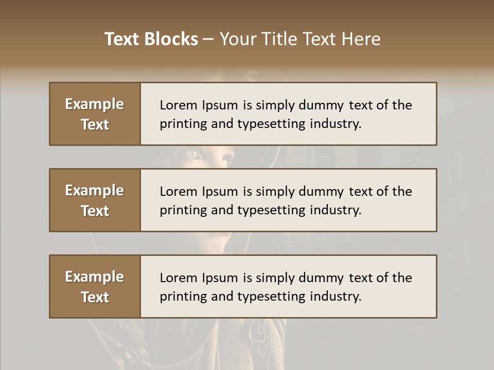 Help Childhood Small PowerPoint Template