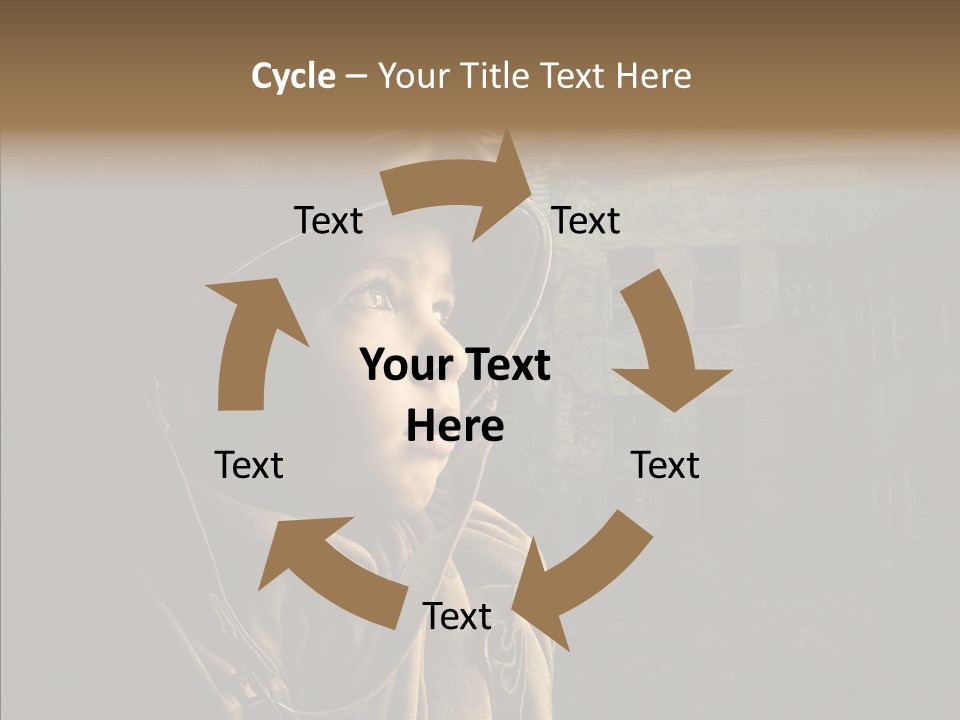 Help Childhood Small PowerPoint Template