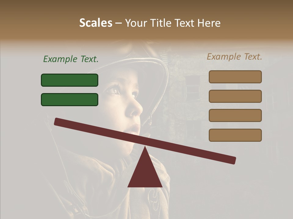 Help Childhood Small PowerPoint Template
