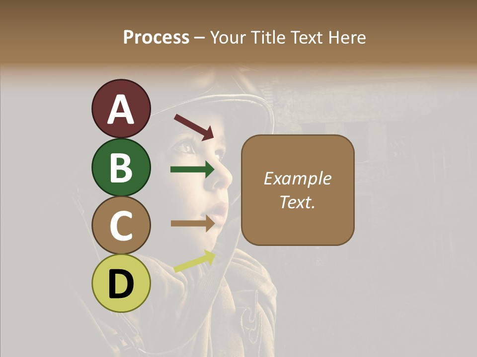 Help Childhood Small PowerPoint Template