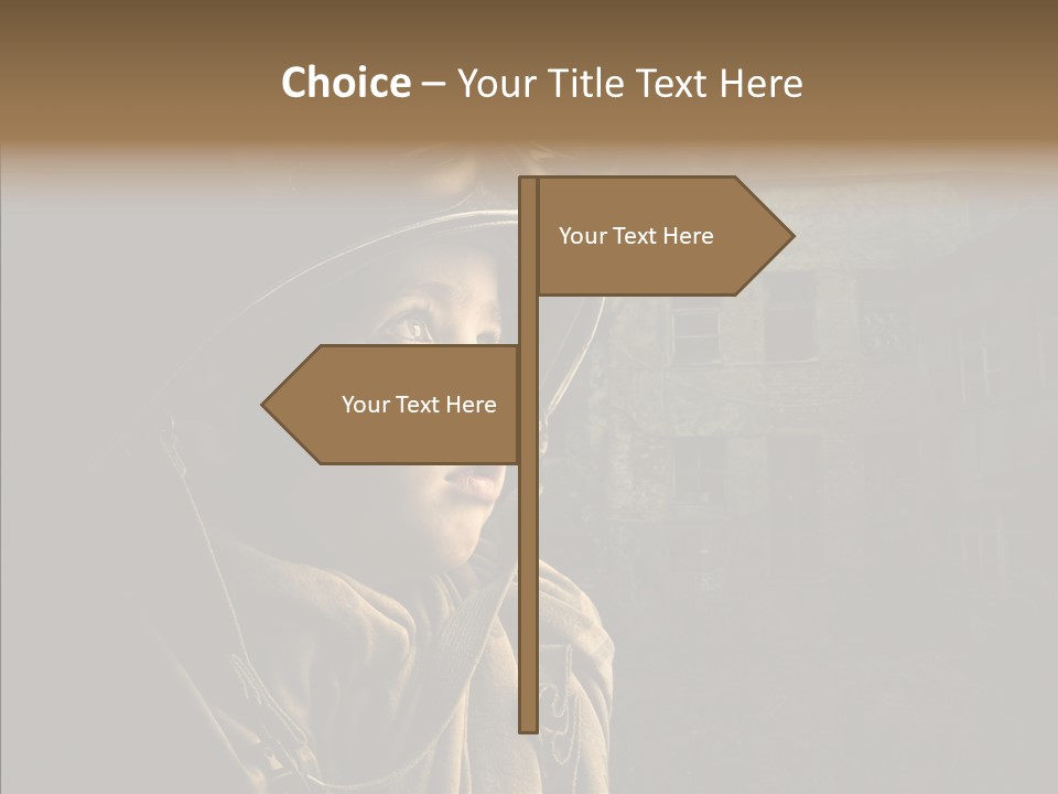 Help Childhood Small PowerPoint Template