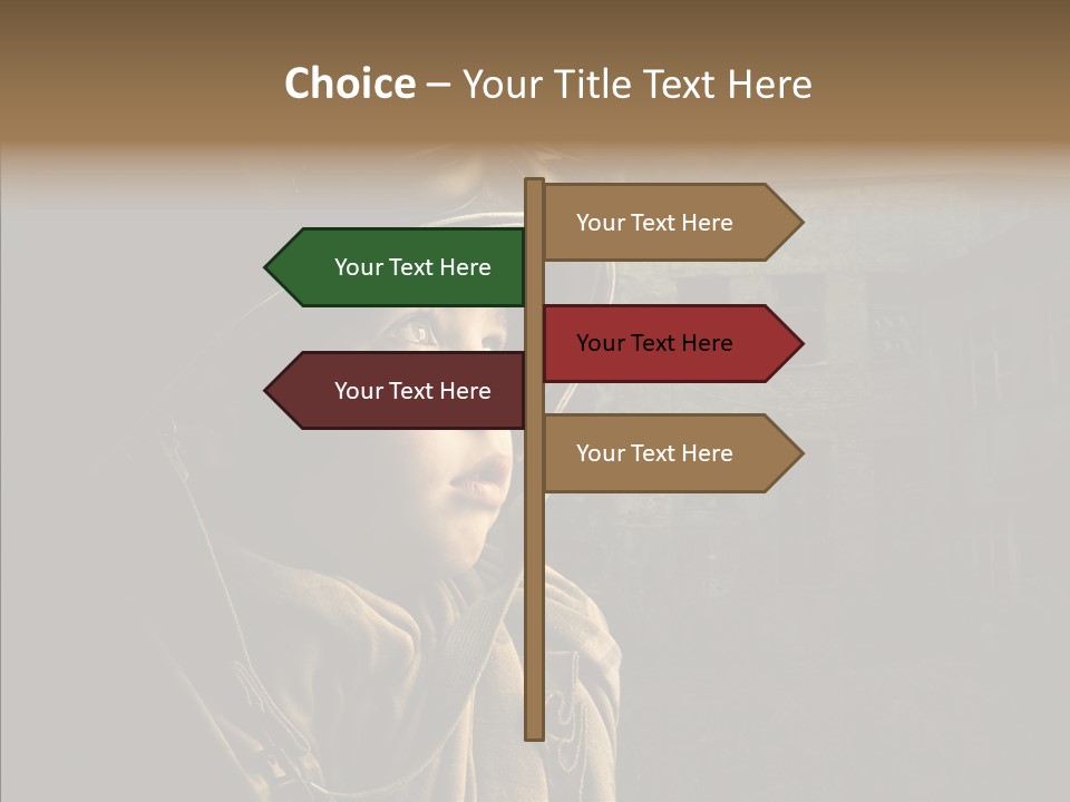 Help Childhood Small PowerPoint Template