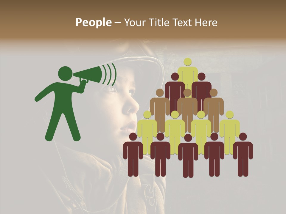 Help Childhood Small PowerPoint Template