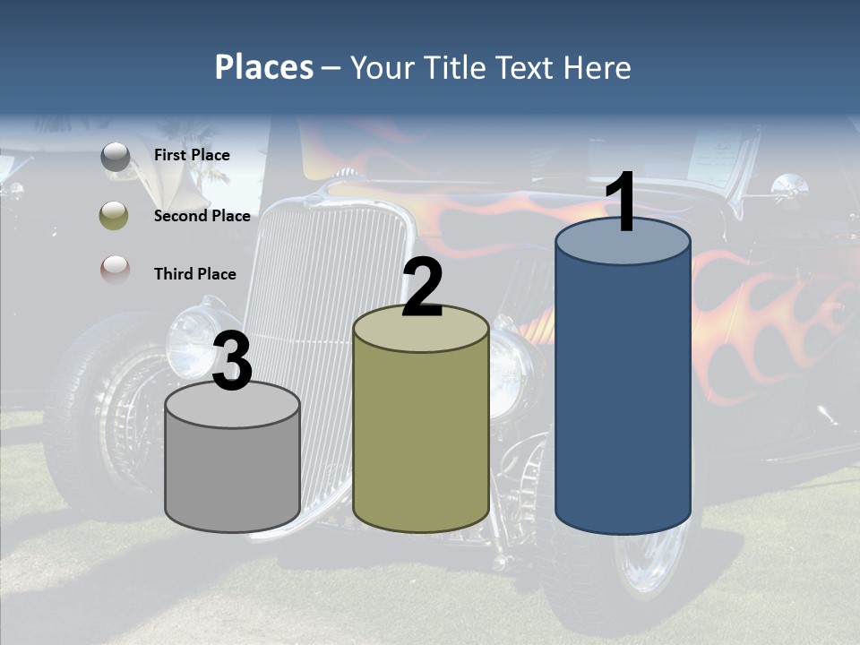 Custom Flames Chrome PowerPoint Template