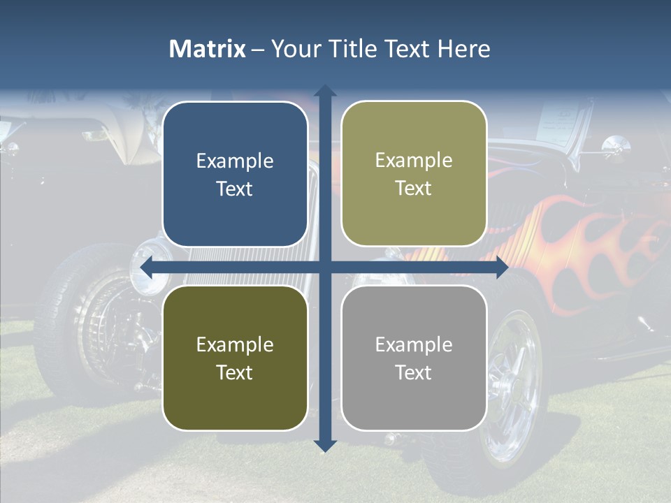 Custom Flames Chrome PowerPoint Template