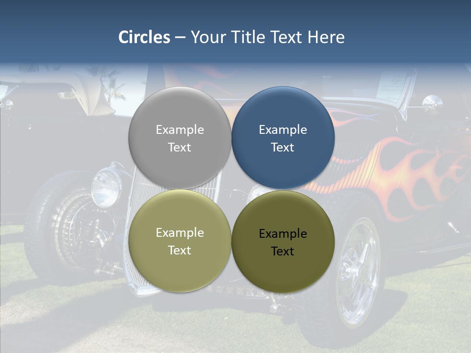 Custom Flames Chrome PowerPoint Template